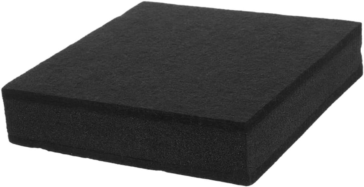 TOYANDONA 30 cm x 30 cm x 4,5 cm zwarte geluidsisolatie pads voor drums subwoofers en home audiosystemen ruisonderdrukking kussen mat — afbeelding 1