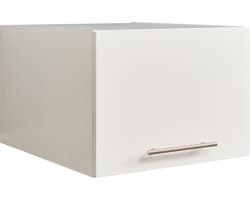 Interiax WASHWALL 'Mary' Wasmachine Bovenkast Wit - Met 1 openslaande deur- 38x50x67.5 cm