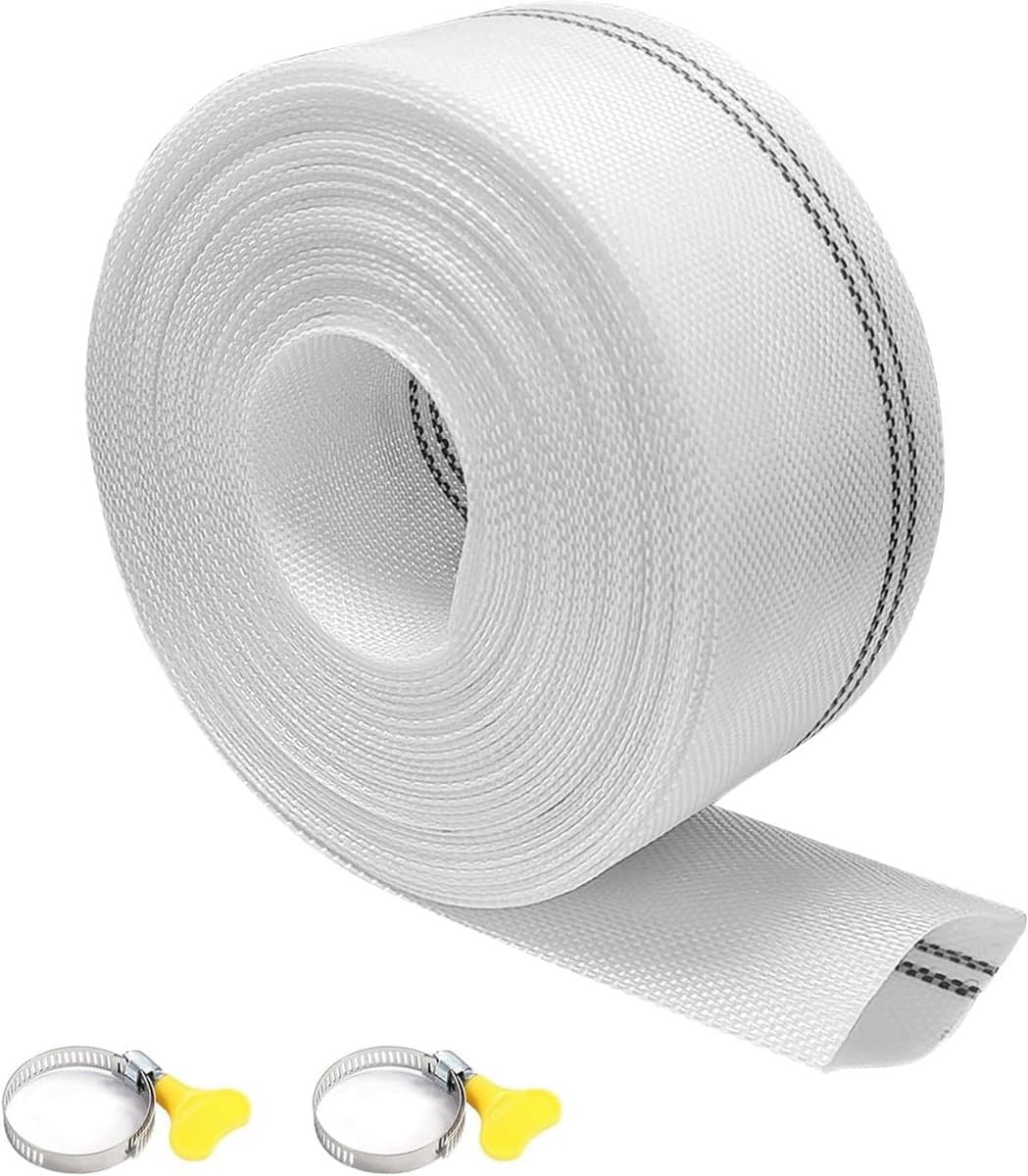 Platte Afvoerslang 10 Meter (32mm) - Waterdichte Slang voor Dompelpomp en Vuilwaterpomp — afbeelding 1