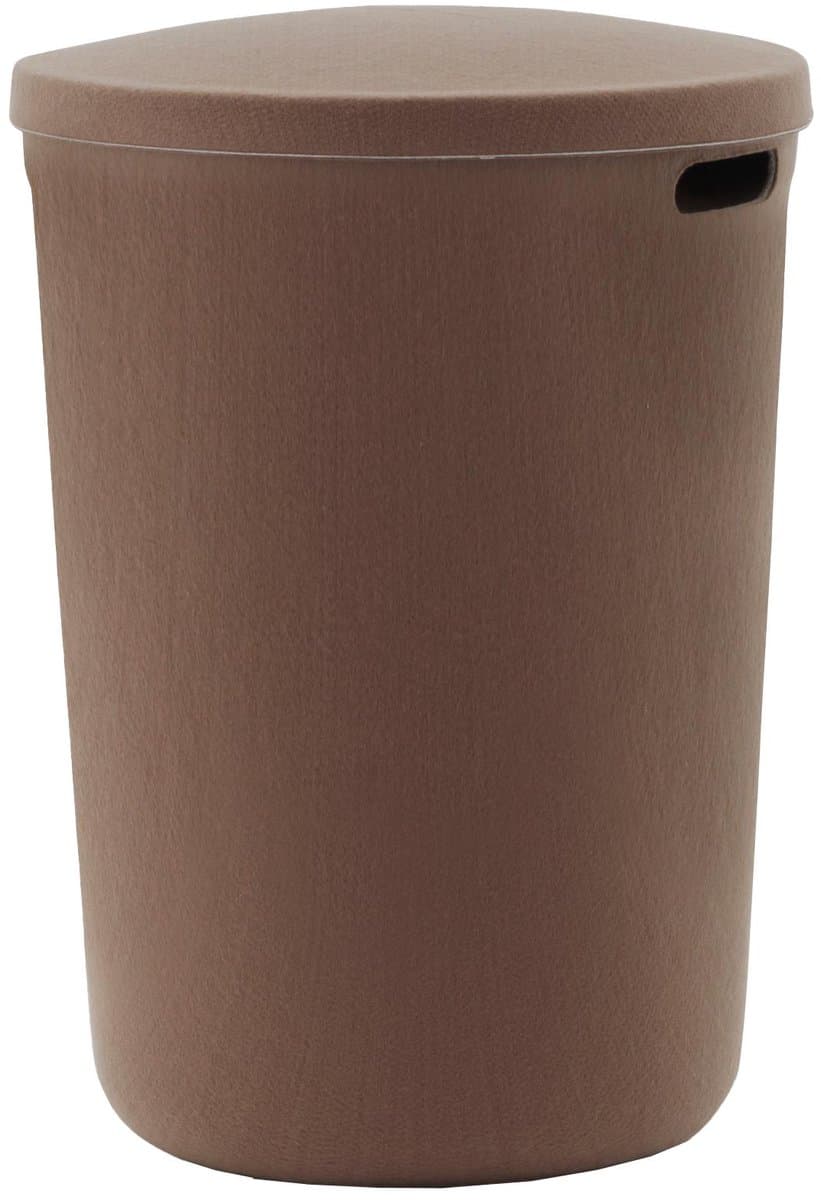 Normann Copenhagen Hide Wasmand Brown — afbeelding 1