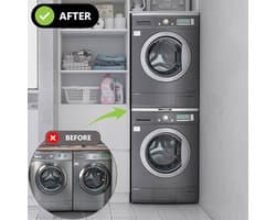 Verbindingsframe Droger Wasmachine - Universeel - Wit - Metaal