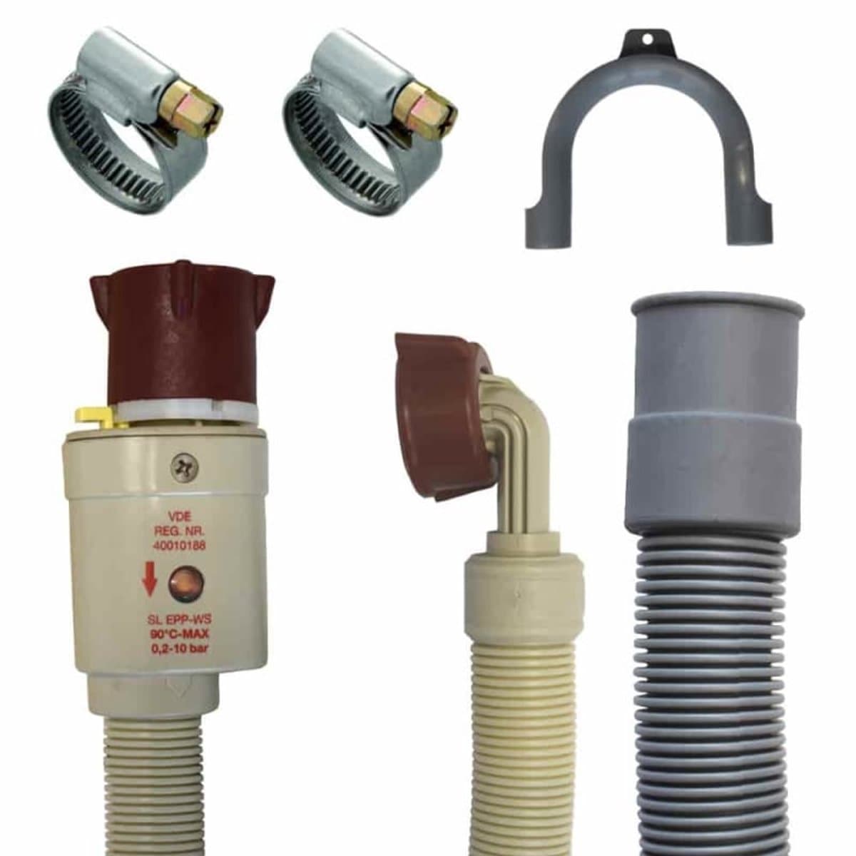 Aquastop Slang Aansluitset 1.5m voor Wasmachine & Vaatwasser — afbeelding 1