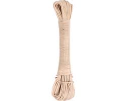 Urban Living Waslijn - 20 meter - PVC - beige - drooglijn / waslijndraad - wasgoed ophangen