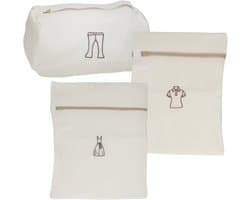 Gerimport waszakken Iris set - 3 formaten - voor delicaat wasgoed - lingerie/bh waszak