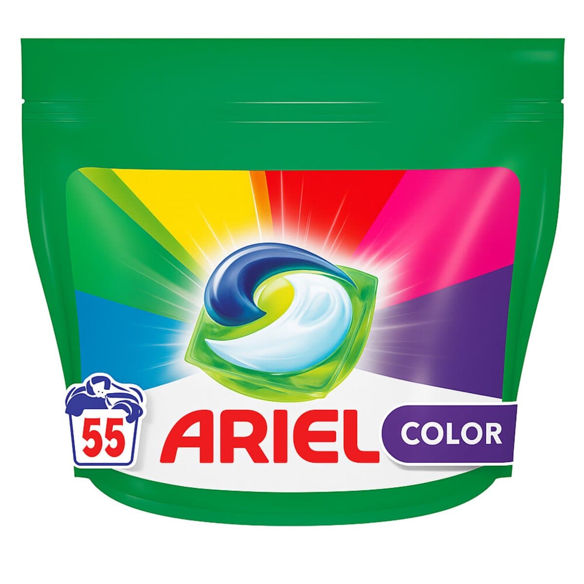 Ariel Wasmiddel 3in1 Pods Color - 55 stuks — afbeelding 1