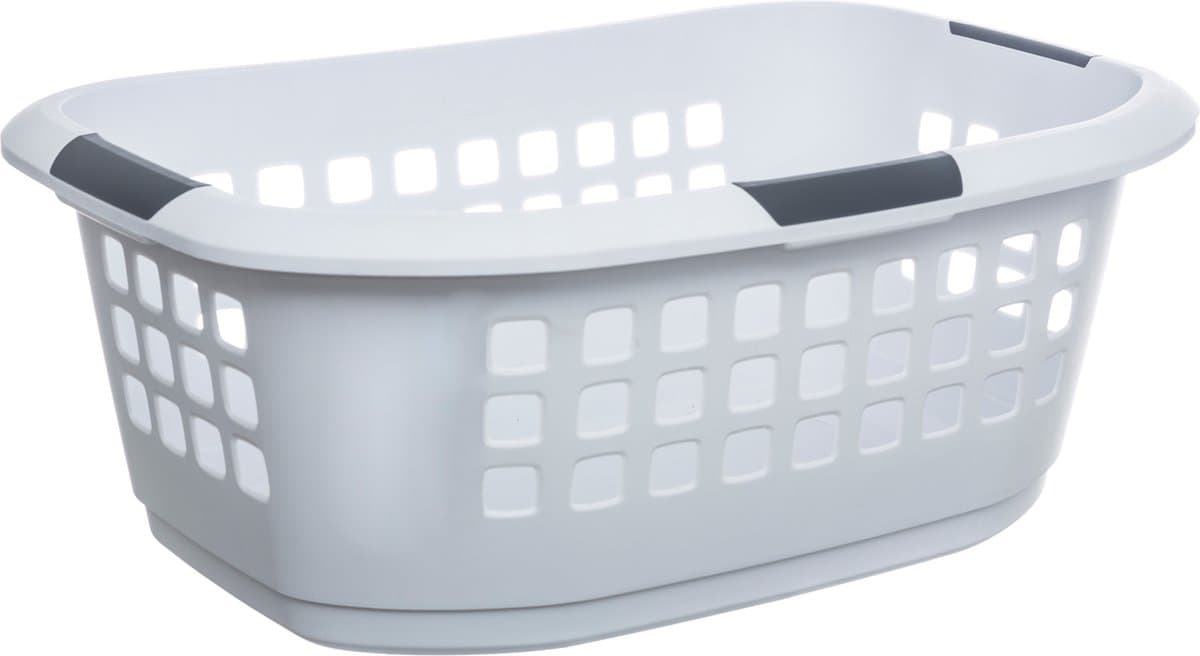 5Five Wasmand extra groot - wit - kunststof - 51 liter - 67 x 47 x 27 cm — afbeelding 1