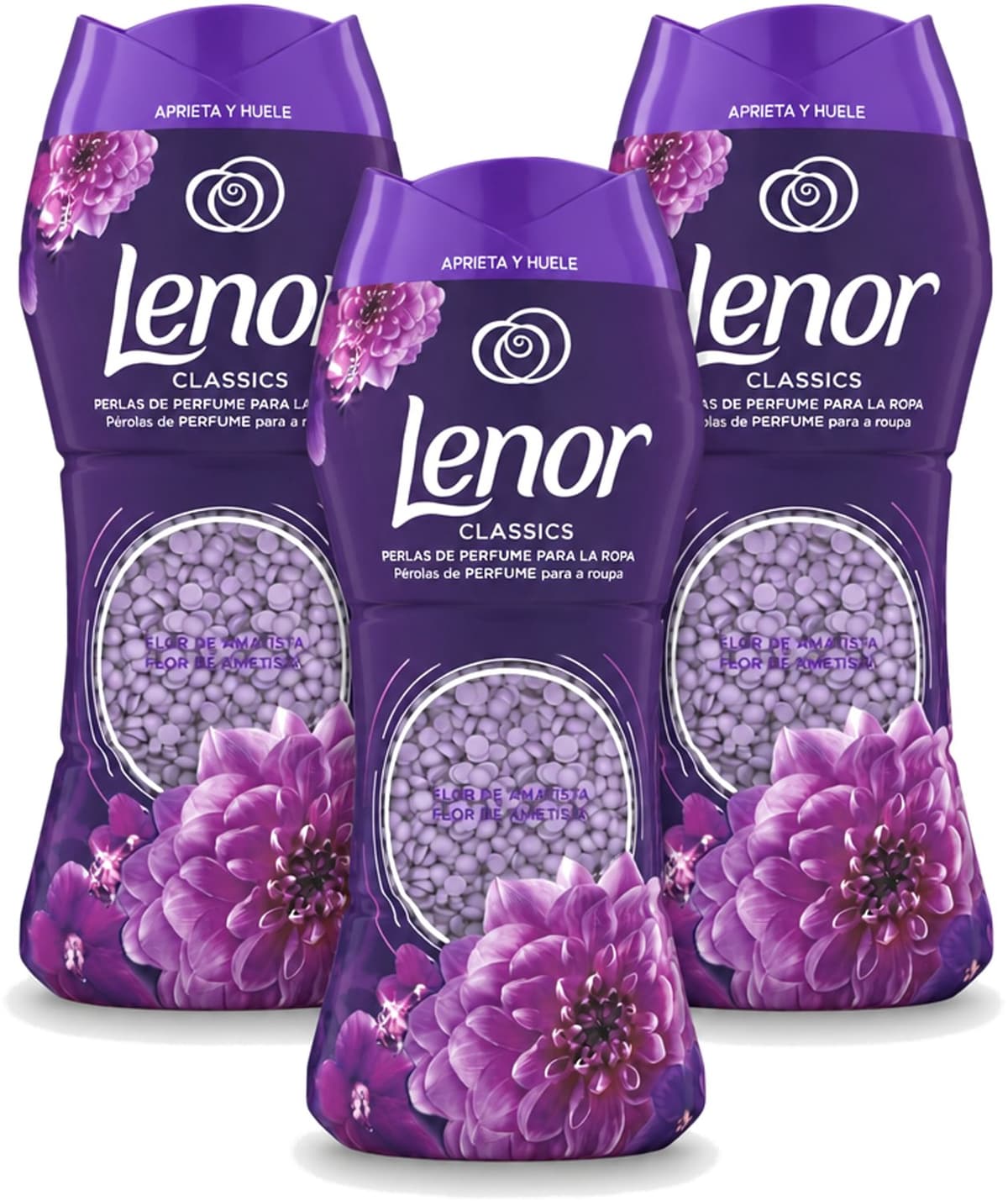3 x Lenor Unstoppables – Geurbooster – Amethyst – 210 g - Voordeelverpakking - 3 stuks — afbeelding 1
