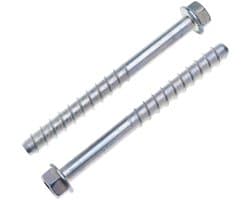 Beton Ankerbout - Zelfsnijdende Schroef - Vastzetten Constructies - Directe Verbinding - 12.5mm x 120mm - Zinkgecoat