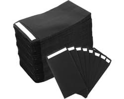 Zaden Zakjes - Enveloppen Kraft - Kleine Items Opslag - Zelfklevend Sluiting - 300 Stuks - Zwart