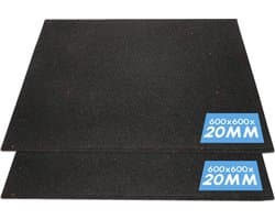 Bodo® 2 x Anti Trillingsmat Wasmachine en droger - 60x60x2cm