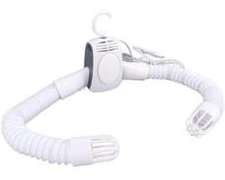 Jhubersproducts - Draagbare Droger voor Kleding - Sneldrogend Wasdrogerrek - Ruimtebesparend en Compact - Wit - Elektrische Kledingdrooghanger - Ideaa