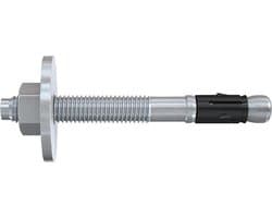 Boutenanker met grote schijf - Ankerbout zware lasten - Bevestigen constructies - Hoge dwarsvermogens - 10/10 Kurzversion - Zilver