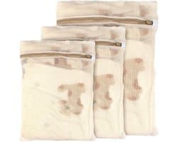 Set van 3 Wasnetten voor de Wasmachine, Duurzame Mesh Waszakken voor Delicate Kleding, Ondergoed en Babykleding, Ideaal voor Blouses, Sokken en Lingerie