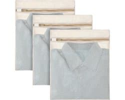 3 stuks waszakken voor wasmachine - beschermend wasnet voor kleding
