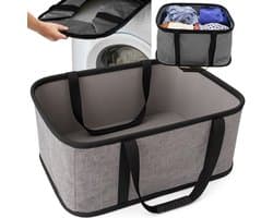 Pingyang Rongrong - Opvouwbare Wasmand - 35L - Grijs - Voor Kleine Ruimtes