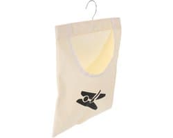 Wasknijperzak - Opberger Klemmen - Buiten Wassen - Ophanghaak Inbegrepen - 35x26cm - Beige — afbeelding 1