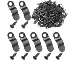 Foto Clips - Decoratie Bevestigers - Foto's Ophangen - Strik Vorm - 120 Stuks - Zwart