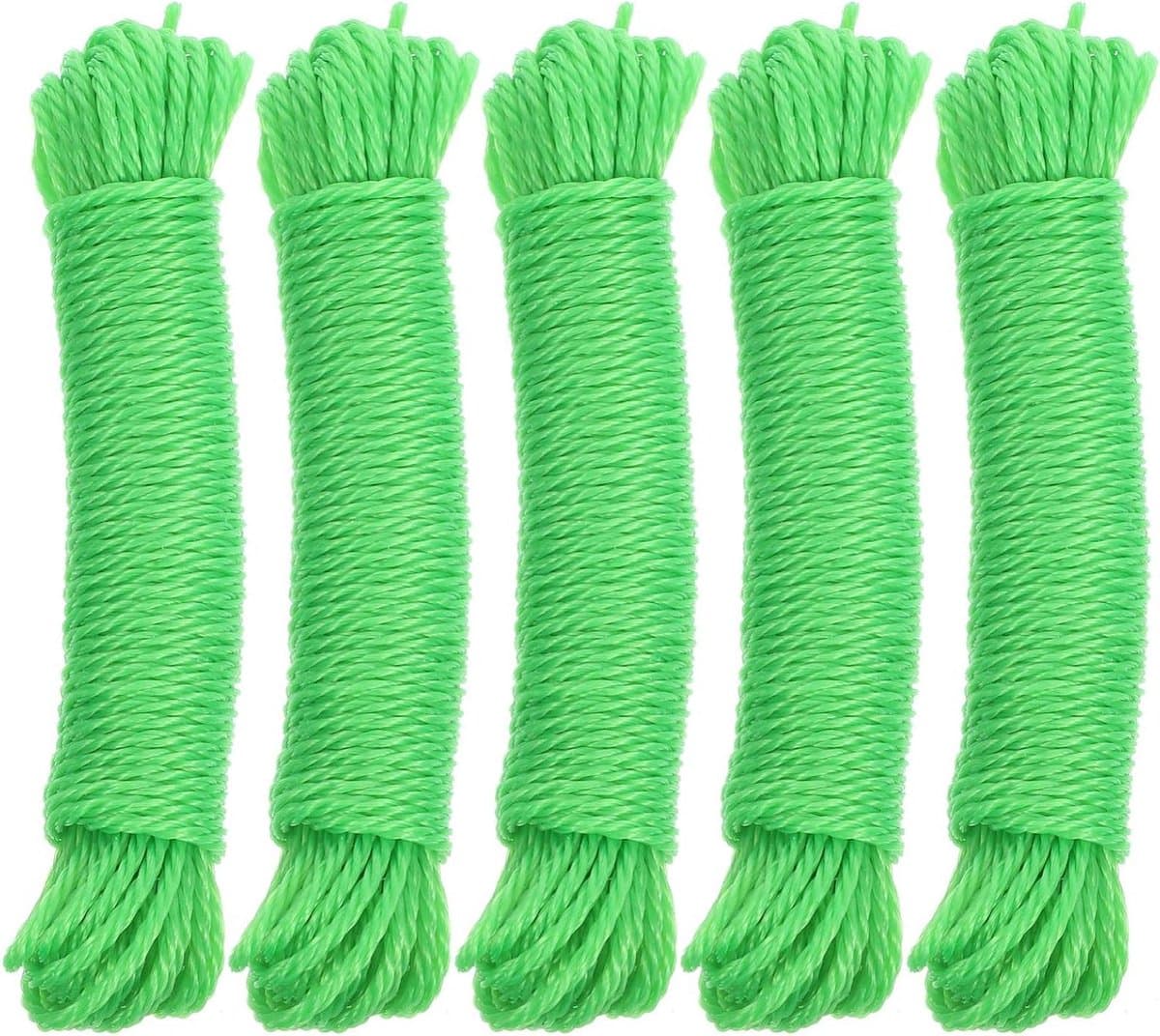 Waslijnen - Waslijn set - Buiten drogen - Winddicht ontwerp - 5 stuks - Groente — afbeelding 1