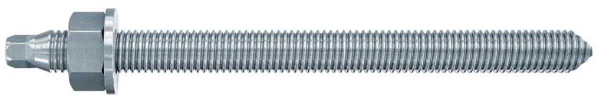 Ankerstang - Bevestigingsstaaf - Machinebevestiging Binnen - Galvanisch Verzinkt Staal - M10x190 mm - Zilverkleurig — afbeelding 1
