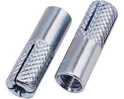 Betonnen Ankers - Wandpluggen Bouten - Zware Bevestiging - Gelegeerd Staal - M6 x 25 mm