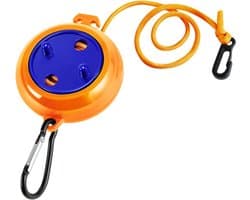 Waslijn uittrekbaar, camping, draagbaar, 8 m, reizen, vakantie, outdoor, wasrek voor badkamer, waskeuken, tuin of reizen