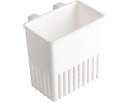Droogrek voor Bestek, Snelle Afvoer en Hangend Design voor Bestek, Lepels, Vorken en Stokjes - 3.6 x 2.8 x 3.7 Inch