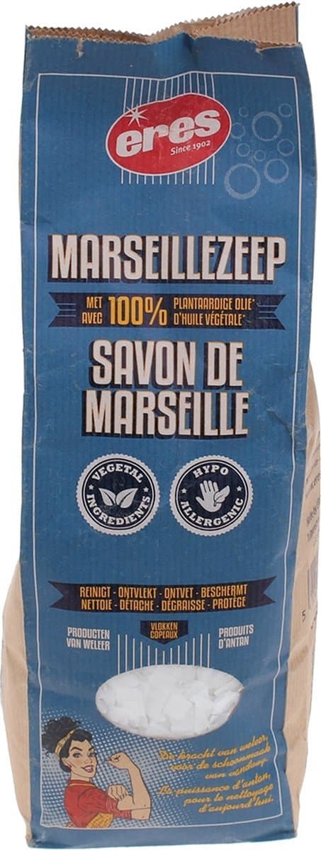 Eres – Marseille zeep - Marseille wasmiddel – Marseille zeepvlokken – Authenthiek en Plantaardig – Savon de Marseille - 500g — afbeelding 1