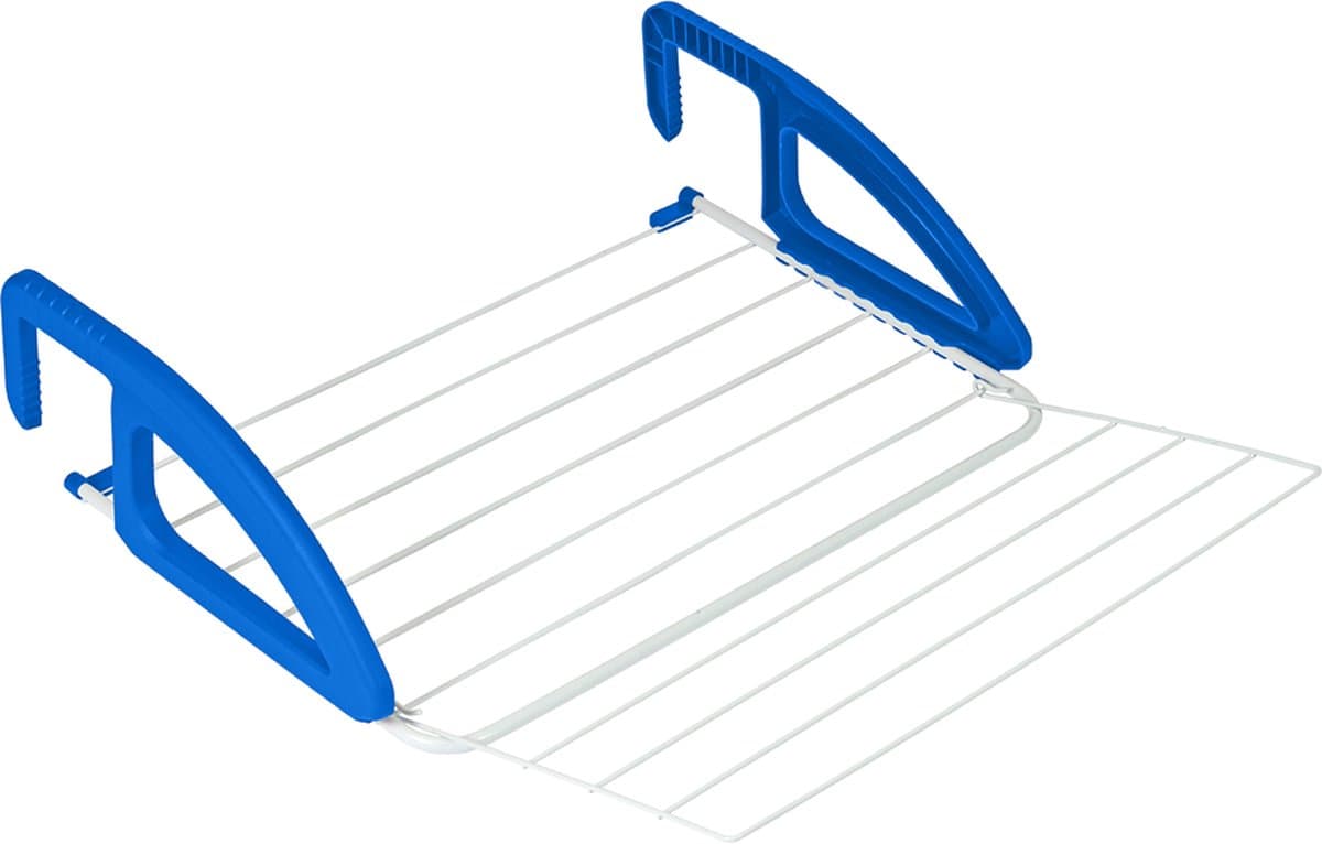 Metaltex - Droogrek Hangend Bries - 6 meter drooglengte - Makkelijk ophangen - Verstelbare ophanghaken - Wit — afbeelding 1