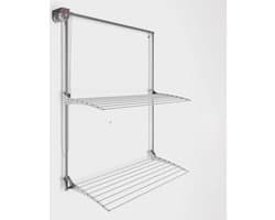 Foxydry Wall Plus 128 cm wanddroogrek -bediening links- 128 x 52 x 137 cm