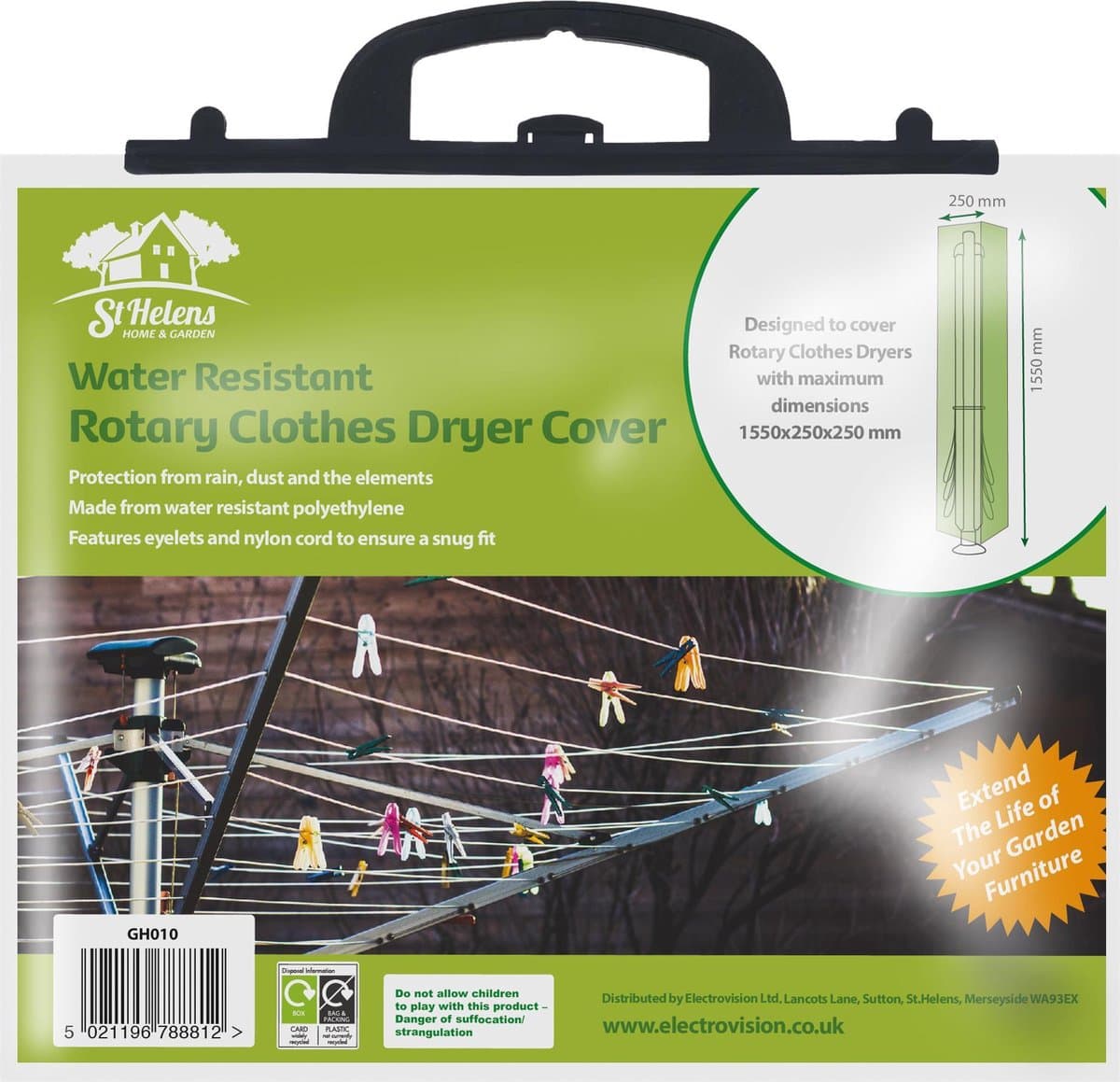 St. Helens Home & Garden - Droogmolen Beschermhoes — afbeelding 1