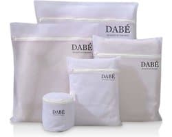 Dabé Waszakken - Wasnetten - Set van 5 - Wit - Witte Fijngaas Waszakken 5-Delige Set - Wasmachine.- Travelset — afbeelding 1