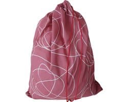 Katoenen waszak -XL - met trekkoord - rood infinity