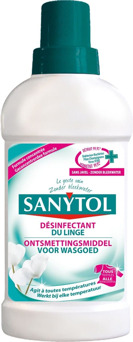 Sanytol Was Toevoeging Hygiene - 500 ml - Ontsmettingsmiddel voor wasgoed - Desinfectiemiddel — afbeelding 1