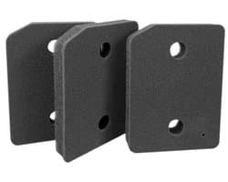 3stuks filter voor droger warmtepompdroger - sponsfilter - filtermat condensdroger - pluisfilter - schuimfilter spons -voor droger 9164761 - 205 x 155 x 30 mm — afbeelding 1