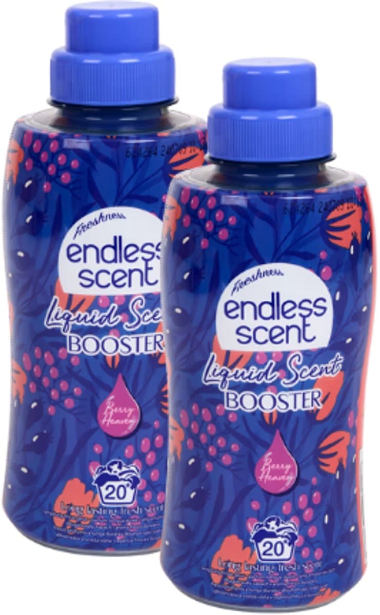 Wasparfum - Endless Scent Berry Heaven - 2x 400 ml - MULTIPACK | Liquid Geurbooster voor in de was - Wasparfum voor Wasmachine — afbeelding 1