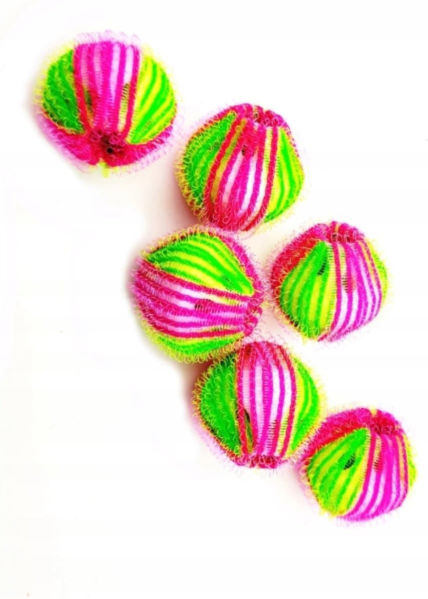 Drogerballen - Wasbollen - Wasdroger ballen -Herbruikbare drogerballen - Dryerballs - Wasballen - 6 stuks — afbeelding 1