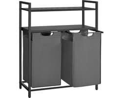 MIRA Home - Wasmand - Wassorteerder - Laundry Basket - 2x46 Liter - 73x33x92
