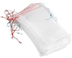 50 Stuks Herbruikbare Fruitbeschermzakjes Nylon Net met Trekkoord voor Planten en Bloemen