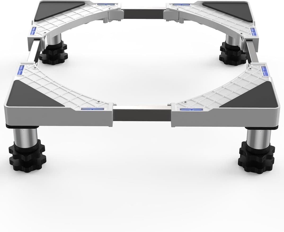 Wasmachine Verhoger - Wasmachine Opbouwmeubel - Wasmachine Sokkel - Anti Slip & Verstelbaar - Ook voor Droger, Koelkast en Vriezer - 350 Kg Draagkracht - 4 Poten - Hoogte 13 -17 cm - van Imperatoris — afbeelding 1