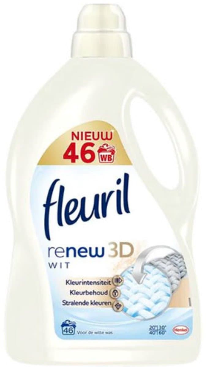 Fleuril White & Fiber - Vloeibaar Wasmiddel - Witte Was - 45 wasbeurten — afbeelding 1