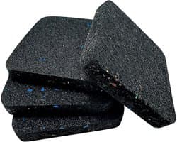 Famanu – Anti-trillingsmat - 4 stuks - dempingsmat - 9 cm x 9 cm - antislip rubberen mat - geluidsreductie pads