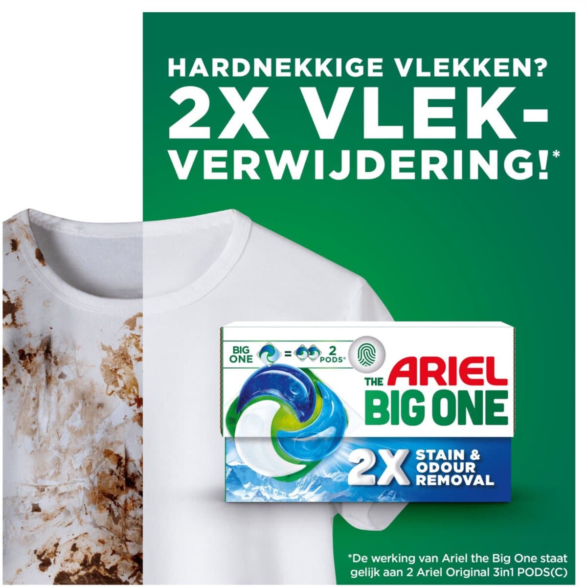 Ariel 3in1 Wasmiddel Pods The Big One Alpine - 4 x 15 stuks - Voordeelverpakking — afbeelding 1