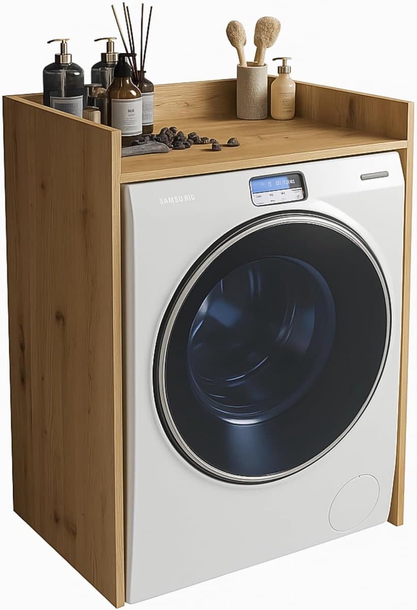 Wasmachine Ombouw - Opbouwmeubel Kast - Meubel Rek - Wasruimte — afbeelding 1