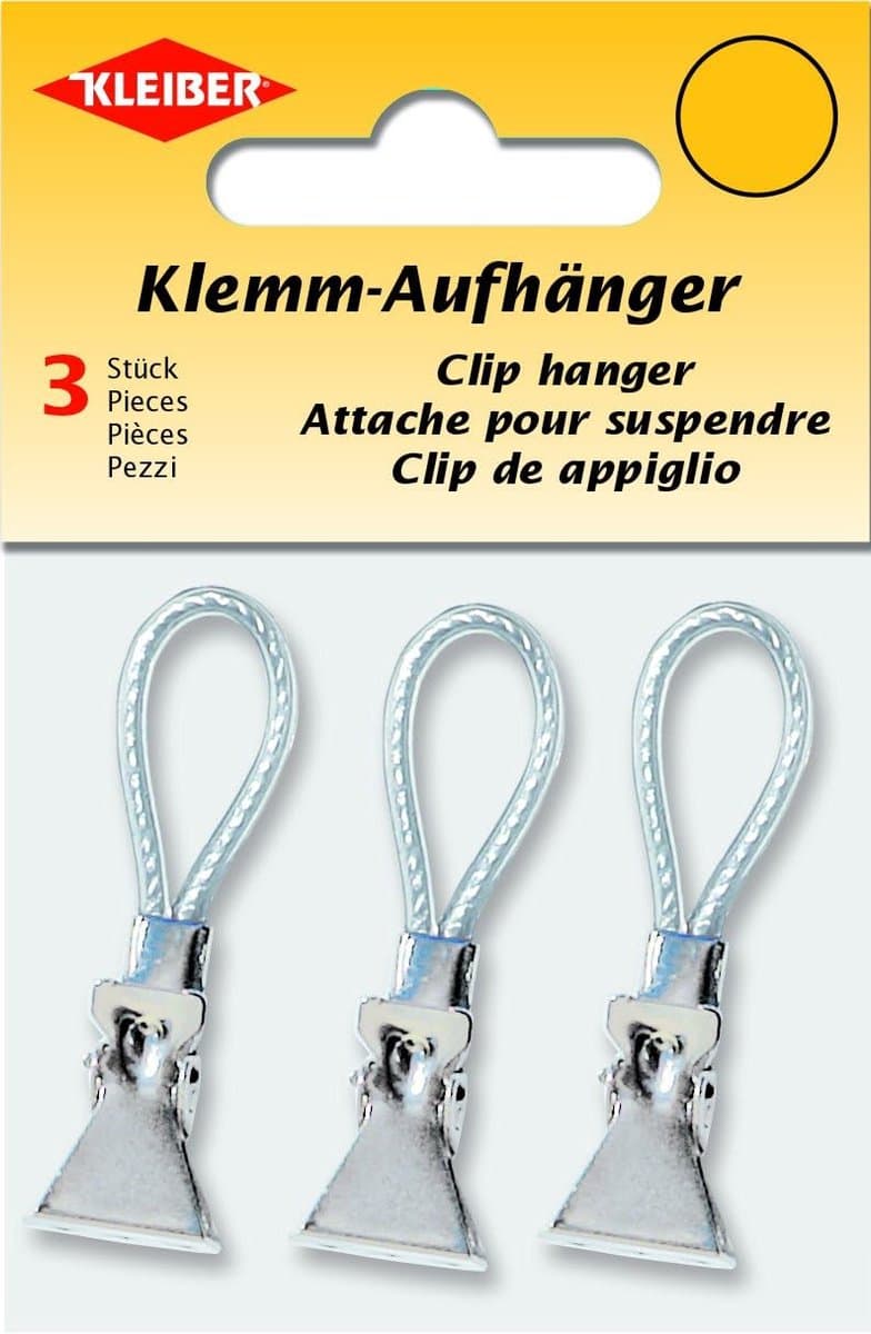 Set van 3 Handdoek Clips Hangers - Zilveren Klemmen voor Ophangen — afbeelding 1