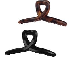 Grote Antislip Haarspeldjes met Sterke Grip voor Dik Haar (2 Stuks)