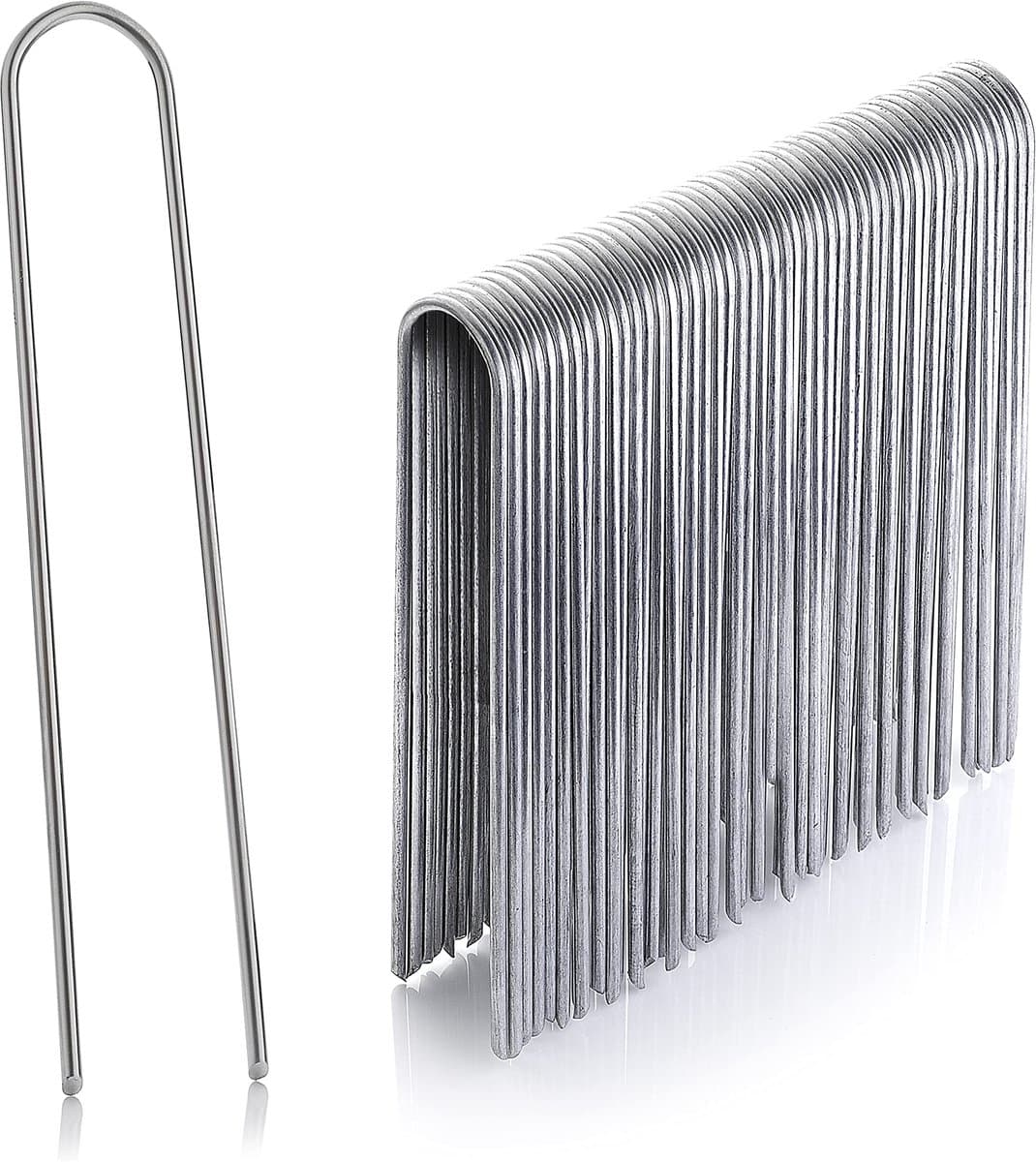 Erdanker - Verzinkt Staal - 200mm lang, 25mm breed, Ø 3,8mm — afbeelding 1