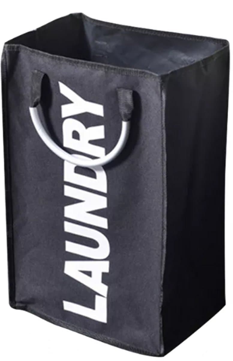 Janse® Wasmand - Opvouwbare wasmand - Laundry - Zwart - Wassorteerder - Waszak - Camping wasmand — afbeelding 1