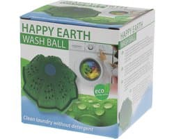 Scanpart Happy Earth wasbal voor wasmachine - Eco wasbol - Wassen zonder wasmiddel - Vervangt wasmiddel waspoeder - Keramische balletjes - Ecologisch - Duurzaam — afbeelding 1