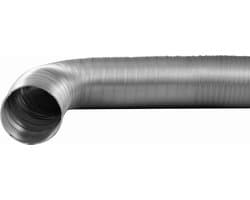 ALU semidec afvoerslang Ø127mm 1,5m