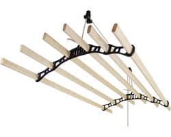 Clothing Airer Ceiling Pulley - Black - 2m — afbeelding 1